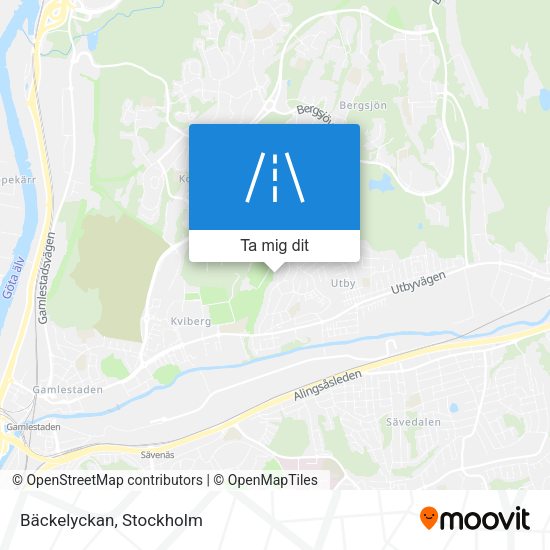 Bäckelyckan karta