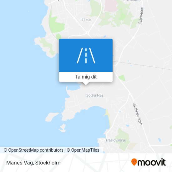 Maries Väg karta