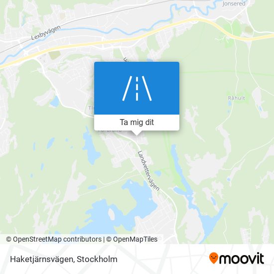 Haketjärnsvägen karta