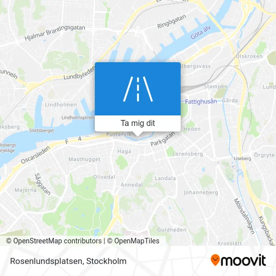 Rosenlundsplatsen karta