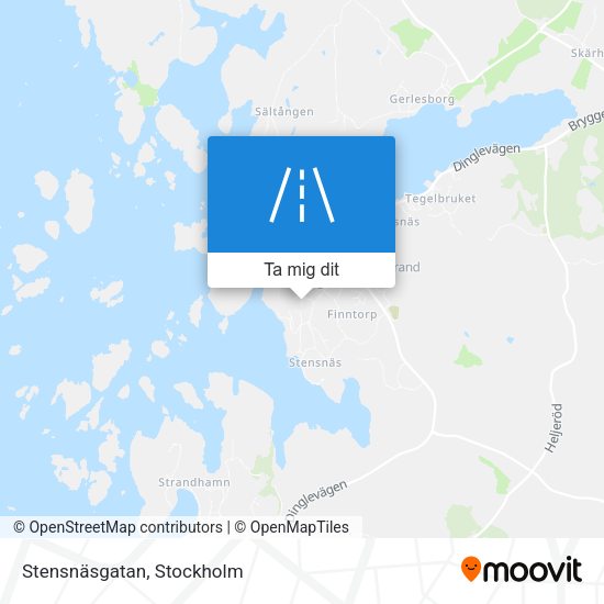 Stensnäsgatan karta