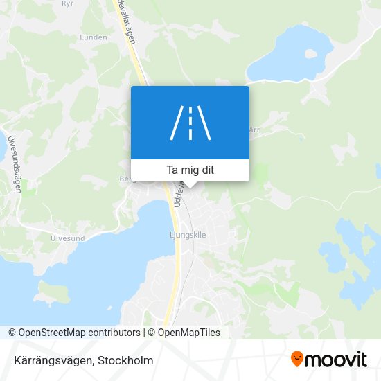 Kärrängsvägen karta