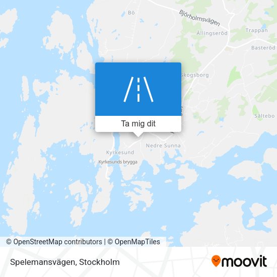 Spelemansvägen karta