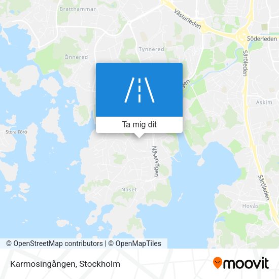 Karmosingången karta