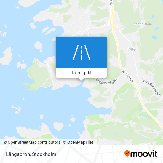 Långabron karta