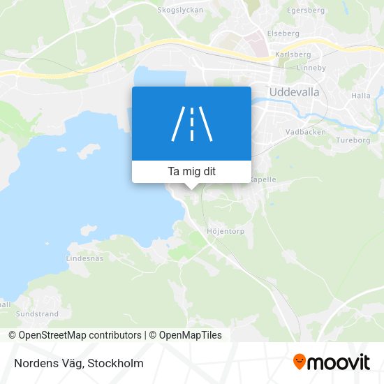 Nordens Väg karta