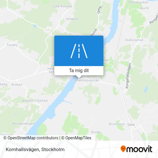 Kornhallsvägen karta