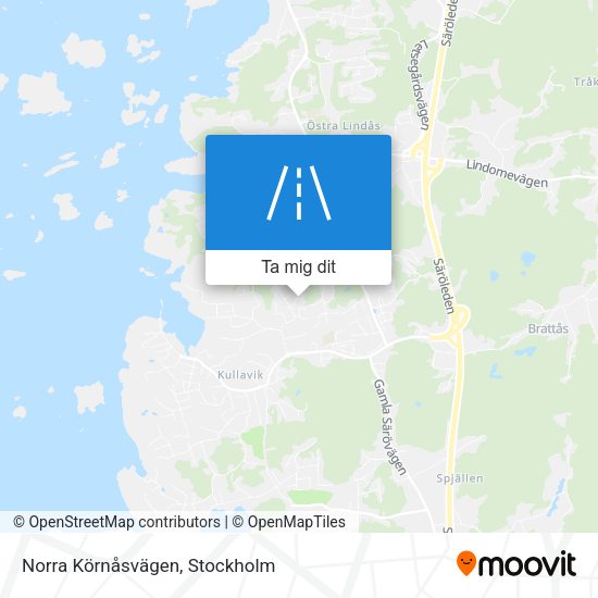 Norra Körnåsvägen karta