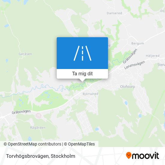 Torvhögsbrovägen karta