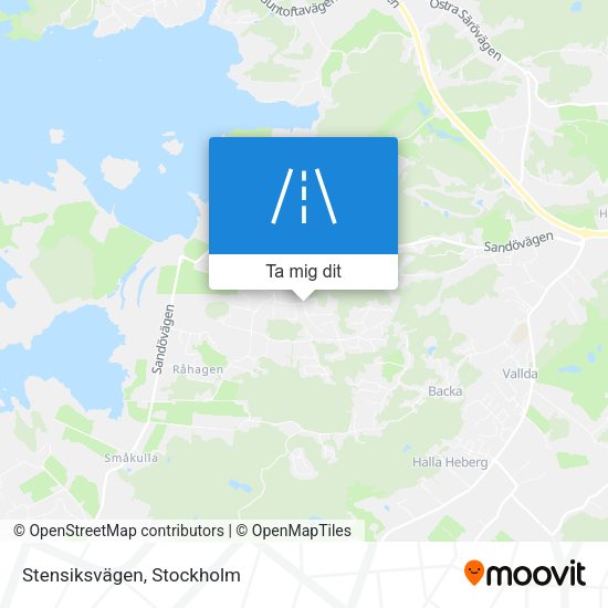 Stensiksvägen karta