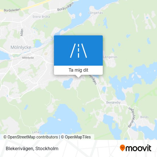 Blekerivägen karta