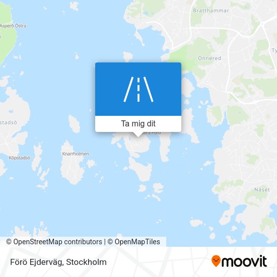 Förö Ejderväg karta