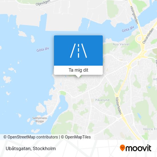 Ubåtsgatan karta