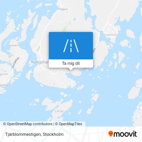 Tjärblommestigen karta