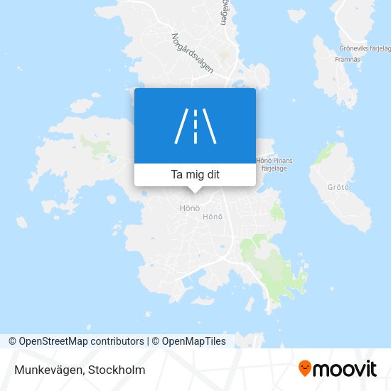 Munkevägen karta