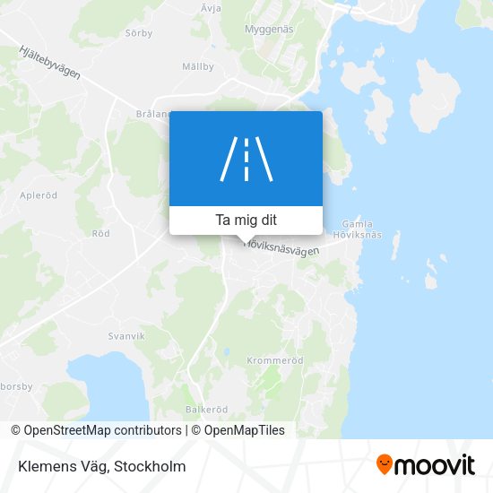 Klemens Väg karta