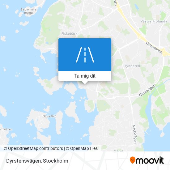 Dyrstensvägen karta