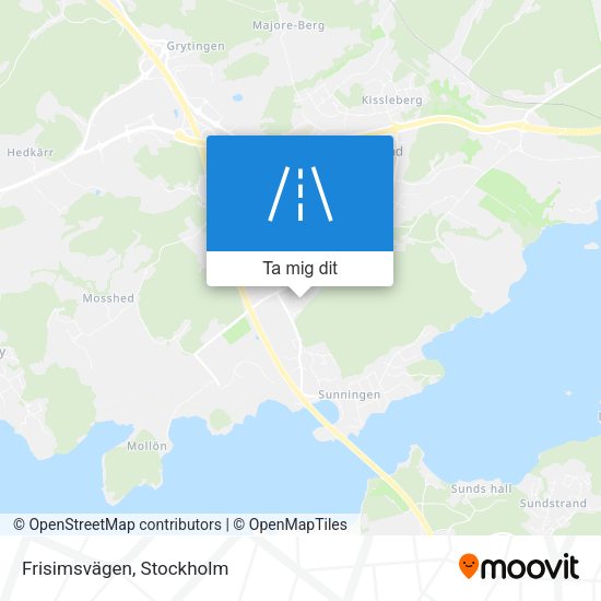 Frisimsvägen karta