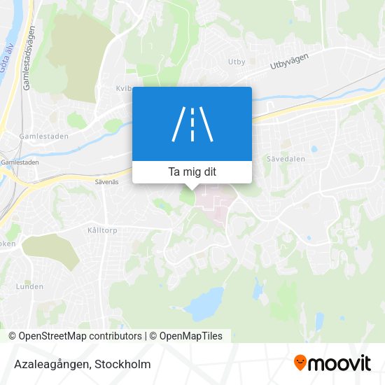 Azaleagången karta