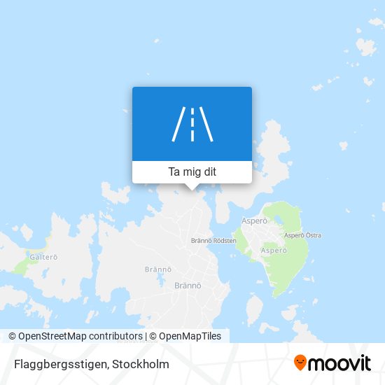 Flaggbergsstigen karta