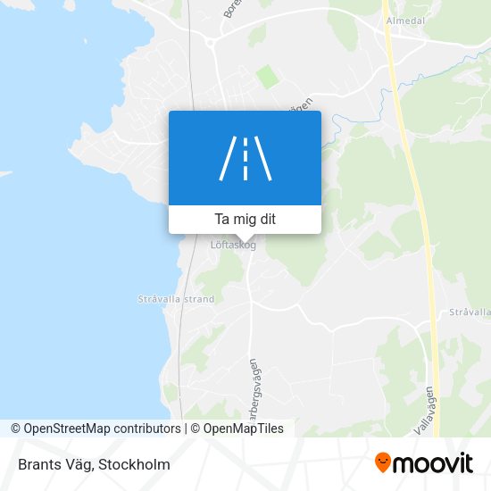 Brants Väg karta