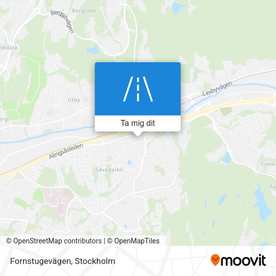 Fornstugevägen karta