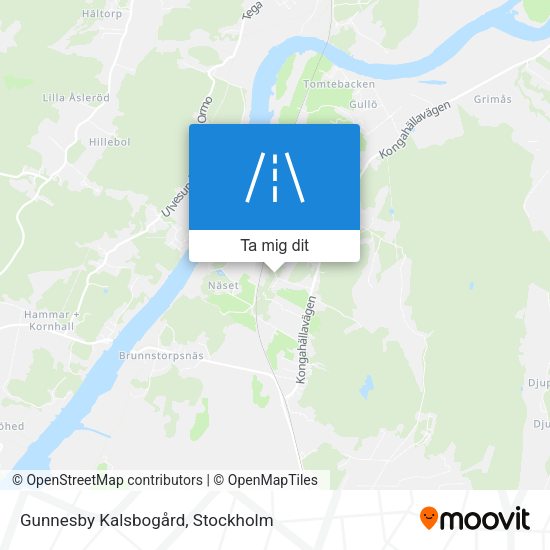 Gunnesby Kalsbogård karta