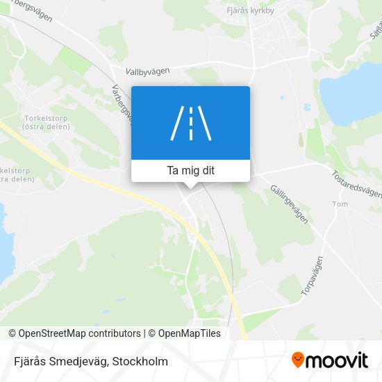 Fjärås Smedjeväg karta