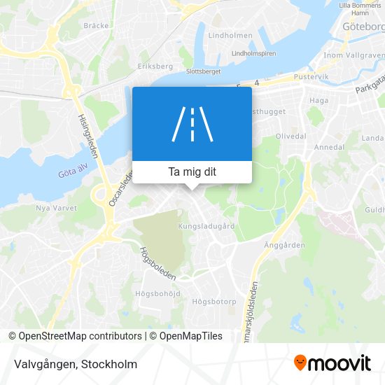 Valvgången karta