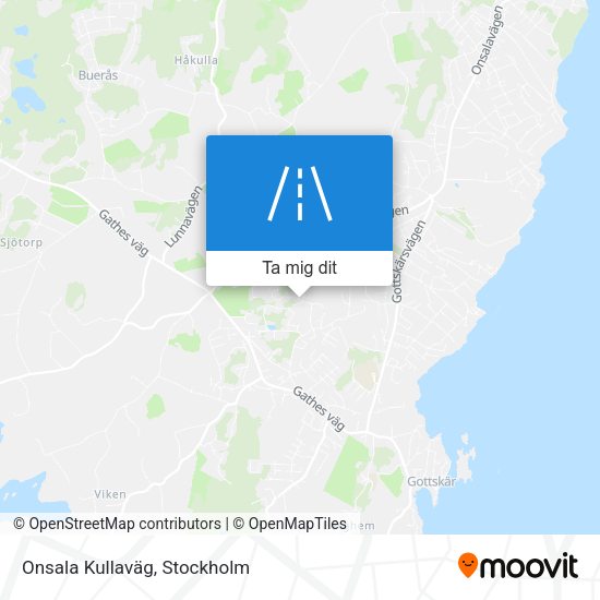 Onsala Kullaväg karta
