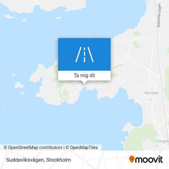 Suddeviksvägen karta