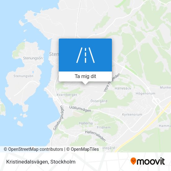 Kristinedalsvägen karta