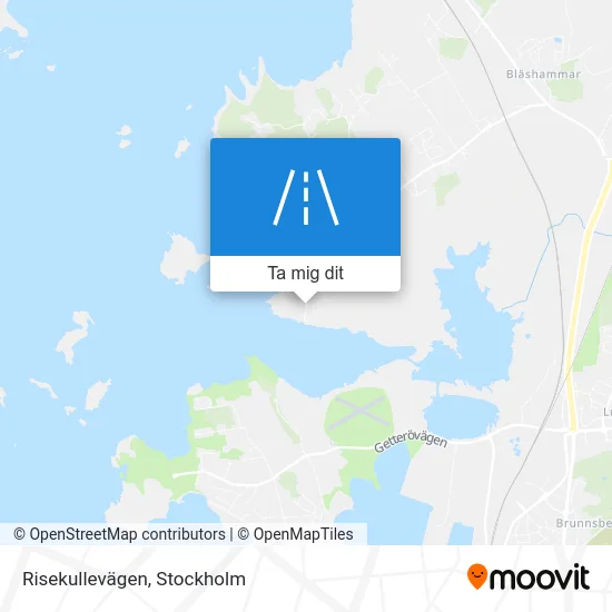 Risekullevägen karta