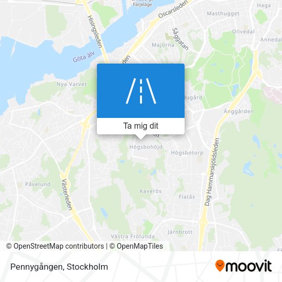 Pennygången karta