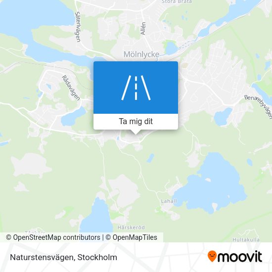 Naturstensvägen karta