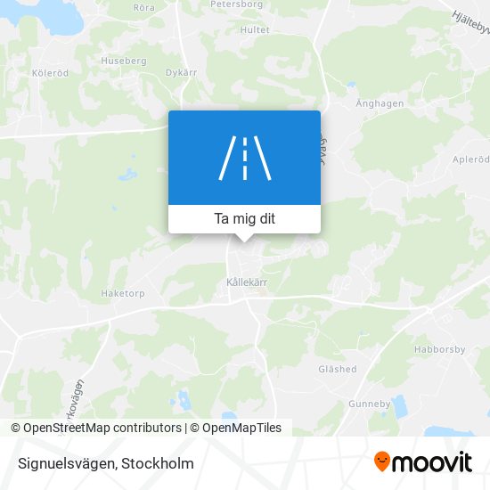 Signuelsvägen karta