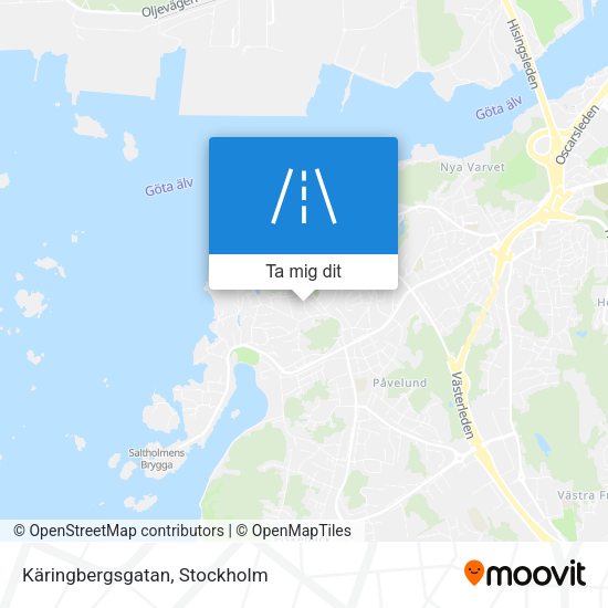 Käringbergsgatan karta