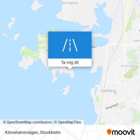 Klövehamnvägen karta