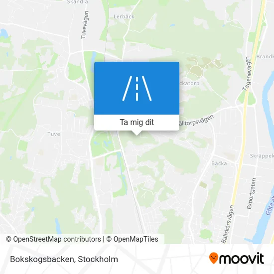 Bokskogsbacken karta