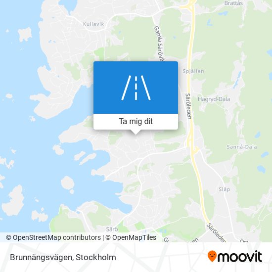 Brunnängsvägen karta