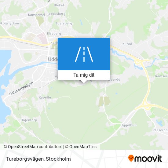 Tureborgsvägen karta