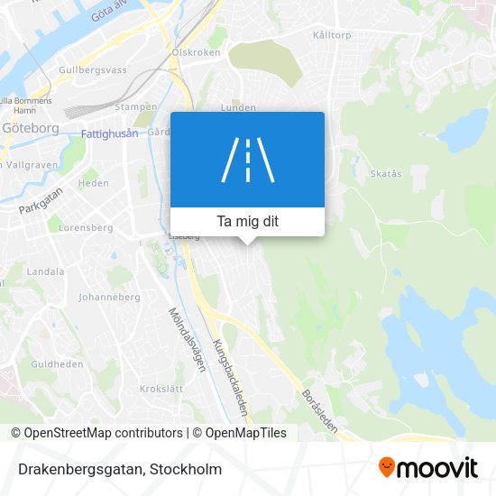 Drakenbergsgatan karta