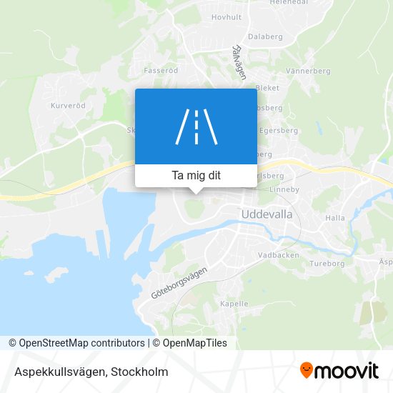 Aspekkullsvägen karta