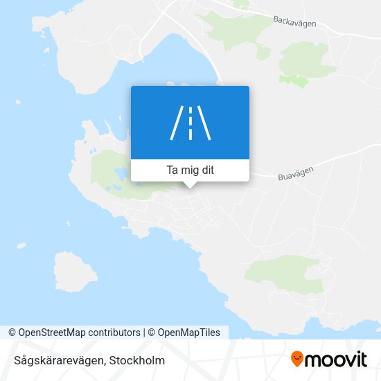 Sågskärarevägen karta