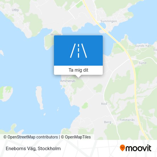 Eneboms Väg karta