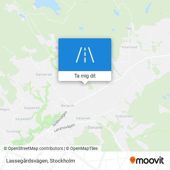 Lassegårdsvägen karta