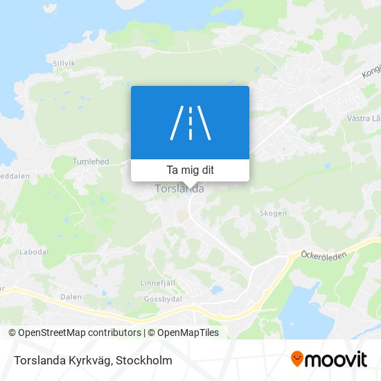 Torslanda Kyrkväg karta