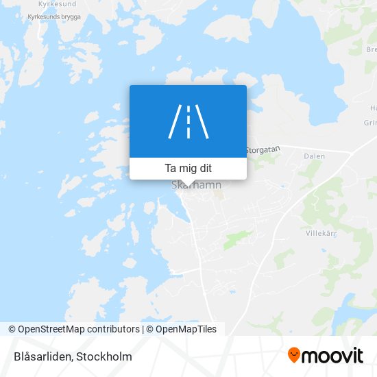 Blåsarliden karta