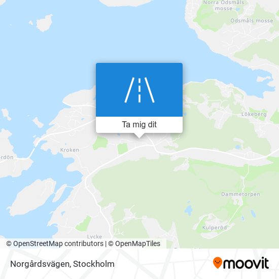 Norgårdsvägen karta