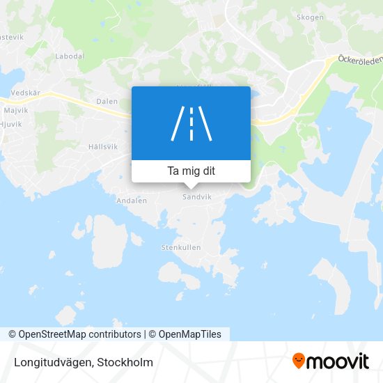 Longitudvägen karta